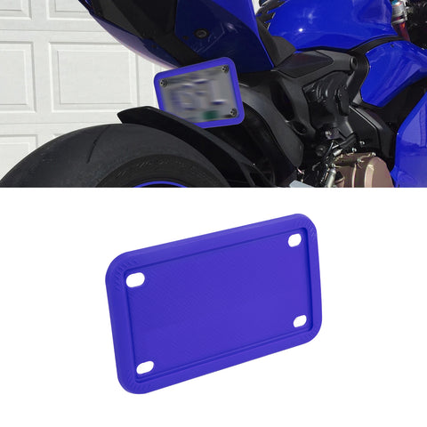 x xotic tech Motorcycle Silicone License Plate Frames, Motorbike License Plate Holder, Rust Proof, Rattle Proof, Weather Proof