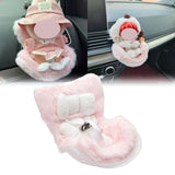 Cute Doll Mini Safety Seat Air Vent Clip Car Interior Decoration Accessories