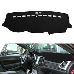 DashMat Cover Dashboard Suede Carpet Protector For Jeep Grand Cherokee 11-2021