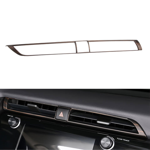 Wood Grain Central Outlet Air Vent Cover Trim For Toyota Camry 2018-2020