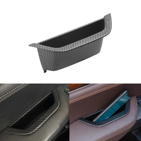 Xotic Tech Car Inner Door Armrest Cover, Front Left Driver Side Door Armrest Handle Pull Trim Storage Container Box Compatible with BMW X3 F25 2010-2016, BMW X4 F26 2014-2017
