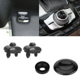 Sun Visor Hook Clip + Navigation Button Joystick Cover For Audi A4 S4 A5 Q5 S6