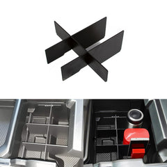 Rear Lower Center Console Organizer Divider Compatible with Dodge RAM 1500 2500 3500 2019-2023 (NOT for Classic, Longhorn, Limited, TRX)