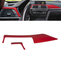 Xotic Tech Dashboard Center Console Stripe Cover Trim,Sporty Red Compatible with BMW F30 F31 F32 F33 F34 F36 3GT 3 4 Series F80 M3