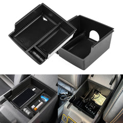 Upper+Lower Armrest Box Storage Organizer Tray For Ford Bronco 2021-up 2/4 Door