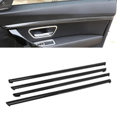 Carbon Fiber Look Door Molding Strip Cover Trim For BMW 3 Series F30 F31 12-2019