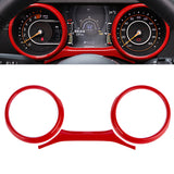 x xotic tech Dashboard Cluster Panel Gauges Cover Trim Ring Compatible with Jeep Wrangler JL JLU 2018-2023 & Gladiator JT 2020-2023 Interior Accessories(3Pcs)