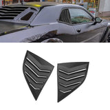 Car Exterior Rear Side Window Louvers Windshield Trim for Dodge Challenger 2008+