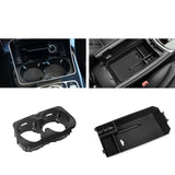 Set Console Armrest Storage Box Water Cup Holder For Mercedes Benz C GLC Class