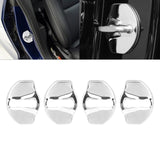 Stainless Steel Car Door Lock Buckle Decoration Trim For Tesla Model 3 2017-2024