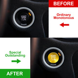 Alloy Engine Start Stop Push Button Cover For Dodge Charger Challenger 2010-2022