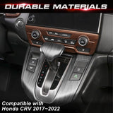 Peach Wood Grain Center Climate Control CD Panel Cover For Honda CR-V 17-2022