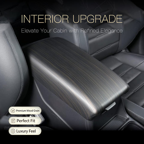 Wood/ Carbon Style Center Console Armrest Box Cover Trim Accessories For Honda CRV 23+