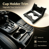 Wood/ Carbon Style Console Cup Holder Frame Trim Accessories For Honda CRV 23-up