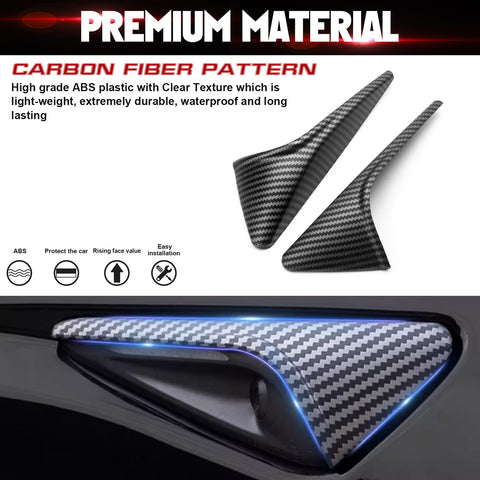 HW4.0 Side Camera Turn Signal Covers For Tesla Model 3 Y 2024