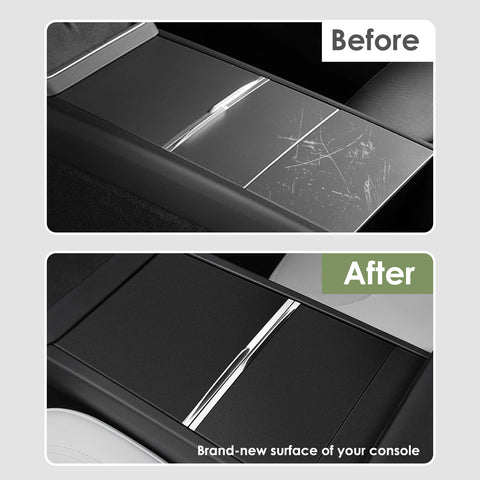 Center Console Wrap Cover Kit For Tesla Model 3 Highland Model Y Juniper 2025+