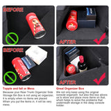 Rear Trunk Left Side Insert Layered Storage Bin Box Organizer Protector Packet w/Lid + Foldable Cargo Groceries Tote Sundries Fabric Bag Basket Kit Compatible with Tesla Model 3 2016-2023