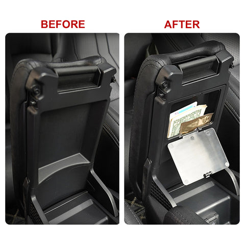 Center Console Armrest Hidden Storage Organizer Box For Honda Civic 2016-2021