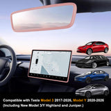 2pcs/Set Screen Edge Rearview Mirror Protector Trim Frame For Tesla Model 3 Y