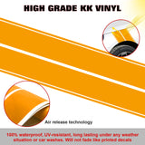 x xotic tech Fender Stripes Hash Marks KK Vinyl Decal Universal for Car Truck Sticker Racing Stripe 11"x23"