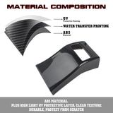 Carbon Fiber Texture Rear AC Air Outlet Cover Trim For Toyota Corolla 2020-2023