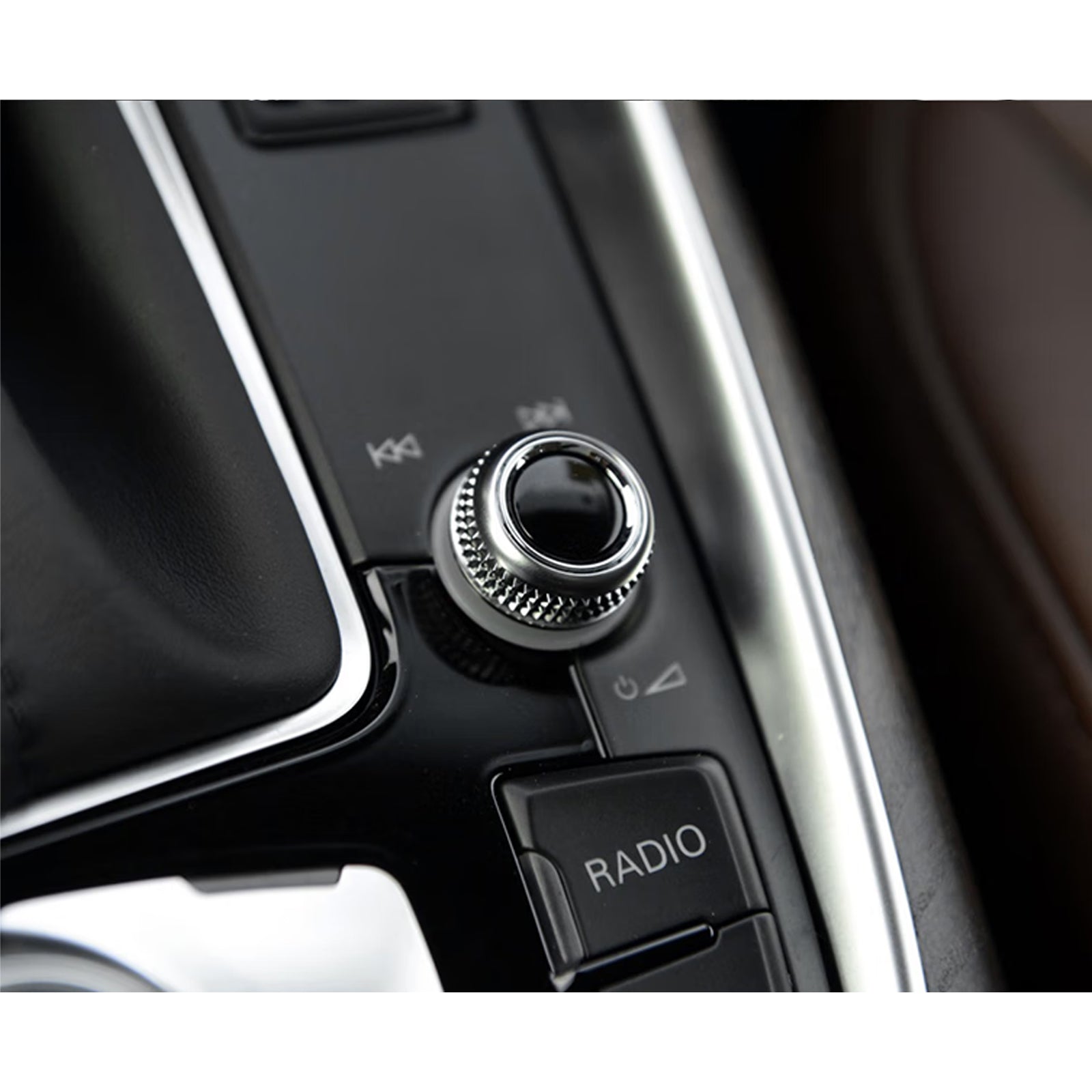 Joystick Center Console Button Cover Volume Control Knob For Audi A4 A joystick-center-console-button-cover-volume-control-knob-for-audi-a4-a