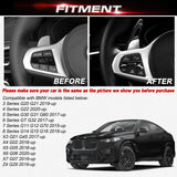 Aluminum Paddle Shifter Extension For BMW 3 4 5 6 7 Series G20 G22 G30 G32