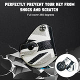 x xotic tech Union Jack UK Flag Style Key Fob Cover Holder Protector Compatible with MINI Cooper R55 R56 R57 R58 R59 R60 R61 F56 F55 F54 F57 F60 Smart Key