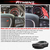Black Forged ABS Paddle Shifter Extension For Dodge Charger Chrysler 300 2015-21