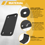 x xotic tech Motorcycle Silicone License Plate Frames, Motorbike License Plate Holder, Rust Proof, Rattle Proof, Weather Proof