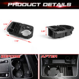 Center Console Water Cup Holder w/Organizer Slot For Mercedes Benz C E Class