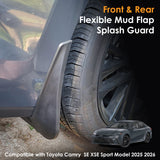 Mud Flaps Splash Guards Fender Accessories Kit For Toyota Camry SE XSE 2025 2026