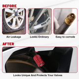 Universal Car Wheels Tire Air Valve Caps Stem Dust Cover Sport Decorate Gift 4X