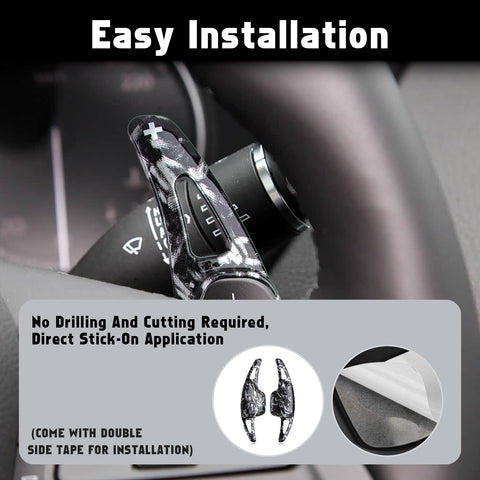 Paddle Shifter Extension Decor Cover Kit For Cadillac XT4 CT4 CT5 XT6 2020-up