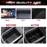 Interior Center Console Armrest Box Storage Container Holder Tray Organizer Divider, Compatible with Toyota Rav4 2019-2023