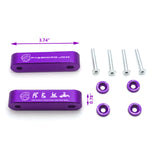 JDM Style Hood Vent Spacer Risers VTEC Solenoid Valve Cover Cap For Honda Acura