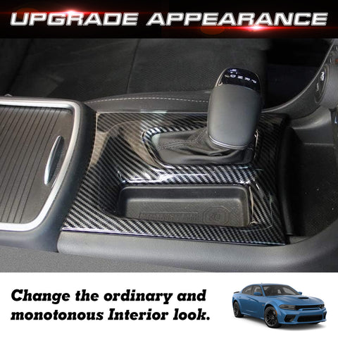 Console Gear Shift Panel Molding Cover For Dodge Charger 2015-2023 Accessories