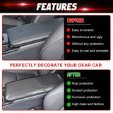 Carbon Fiber Look Center Console Armrest Box Cover Trim For Toyota Camry 2025-up