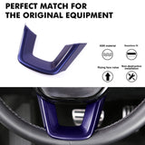 Red Inner Steering Wheel Lip Decoration Cover Trim For Honda Civic 11th Gen 2022-up, Accord CRV HRV 2023-up