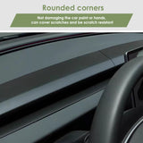 2pcs/Set Dashboard Panel Wrap Decor Cap for Tesla Model 3/Y Highland Juniper