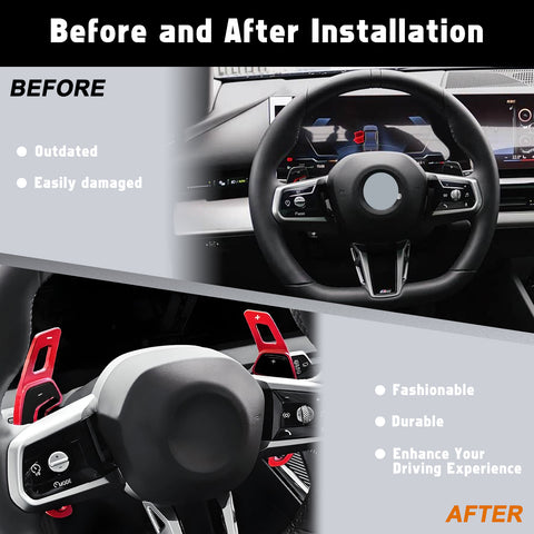 Paddle Shifter Extension Decor Cover For BMW 5 Series G60 2024-up X1 U11 X3 G45