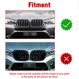 M Tri-Color ABS Insert Trim Front Kidney Grill For BMW X3 2011-2017 X4 2014-2018