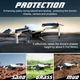 x xotic tech Landing Gear Compatible with DJI Mini 2/Mini 4k/Mavic Mini/Mini SE Drone Foldable Leg Extensions Light Weight Height Extender Protector Guard Accessory