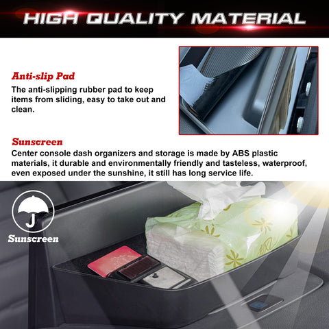 1x Center Console Dashboard Storage Insert Organizer Tray For Honda CR-V 2023