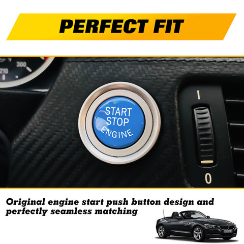 Red Start Stop Engine Button Switch Cover Trim for BMW X1 X3 X5 X6 E70 E71 E72 E90 E91 E92 E93 E60 E83 E84 320 520 525 328i 335i 330i