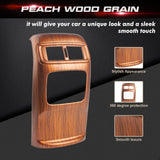 For Honda CR-V 2017-2022 Peach Wood Grain Rear AC Vent Molding Cover Decor