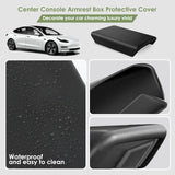 TPE Console Armrest Box Protective Cover For Tesla Model 3 2024+ Model Y 2025+