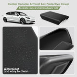 Center Console Screen Edge Frame Armrest Cover Kit For Tesla Model 3 Y 25+