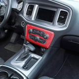 Carbon Look Air Conditioner Switch Panel Cover Trim for Dodge Charger 2015-25
