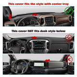 Dashboard Cover Pad Sunshield Protect Mat For Chevy Silverado 1500 2500HD 3500HD